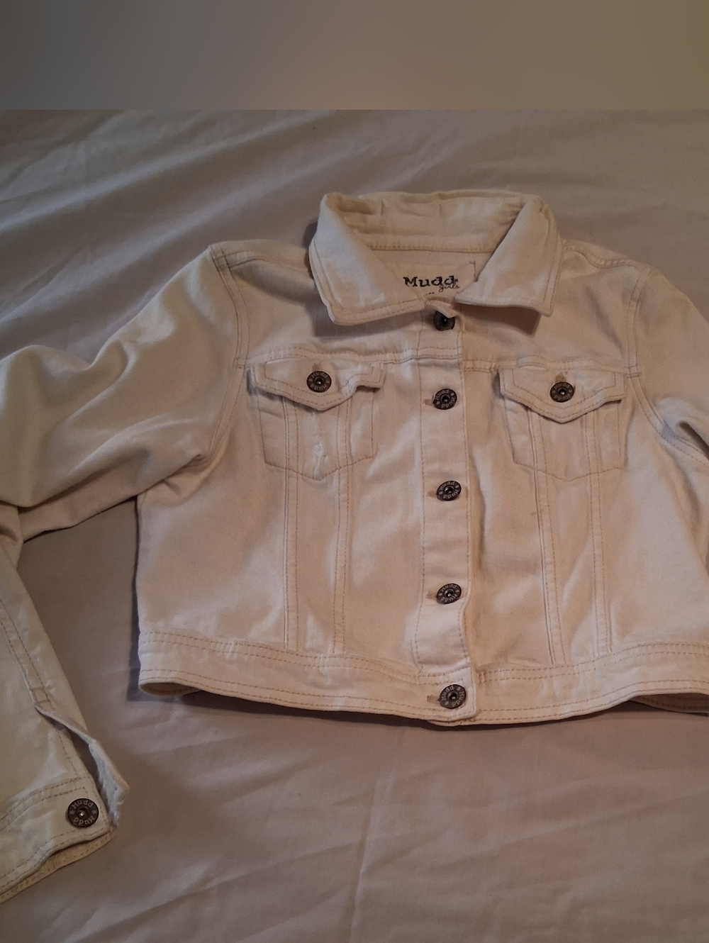 Mudd Cream Jean Jacket for Kids
